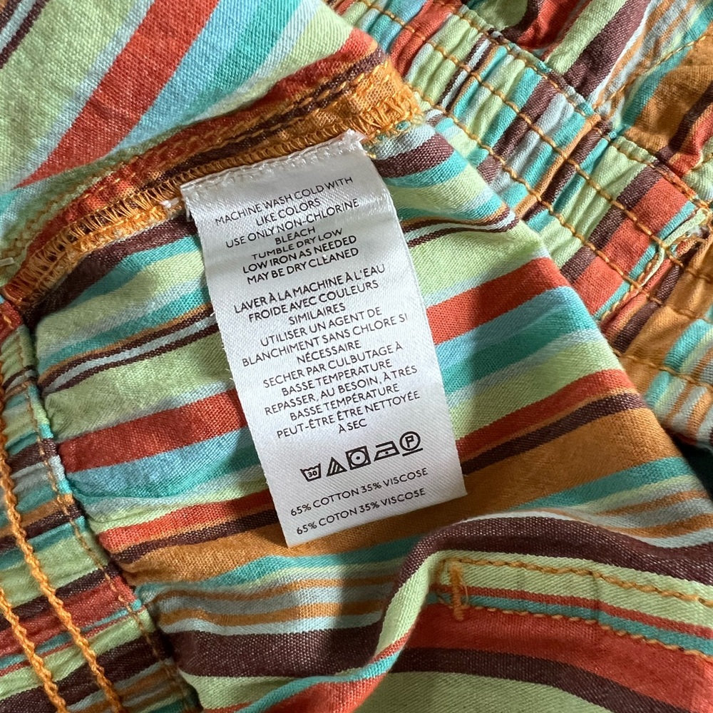 Free People Saylor Poplin Stripe Shorts, NWOT Size XS - S - Picture 10 of 11